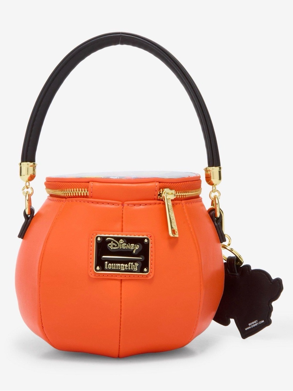 NWT - Loungefly Disney Donald Duck Halloween Devil Jack-o-Lantern Crossbody Bag - Picture 5 of 7